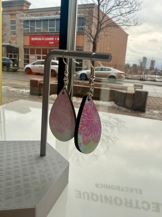 Wooden Sublimation Earrings