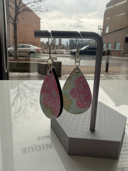 Wooden Sublimation Earrings